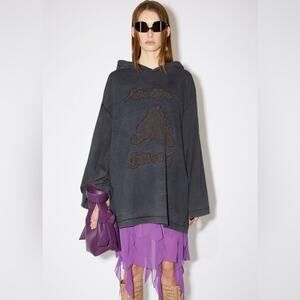 Acne Studios Embroidered Logo Hoodie.